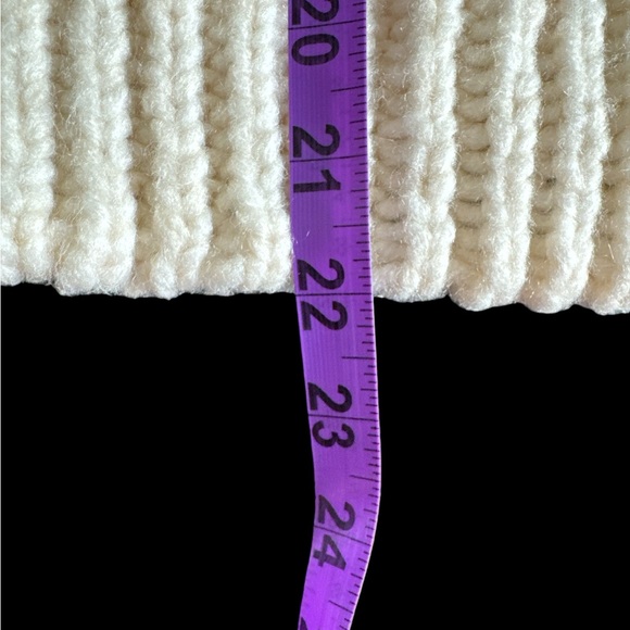 ZARA Extra Chunky Crew Neck Cable Knit Pullover Sweater, Size M - Picture 9 of 9